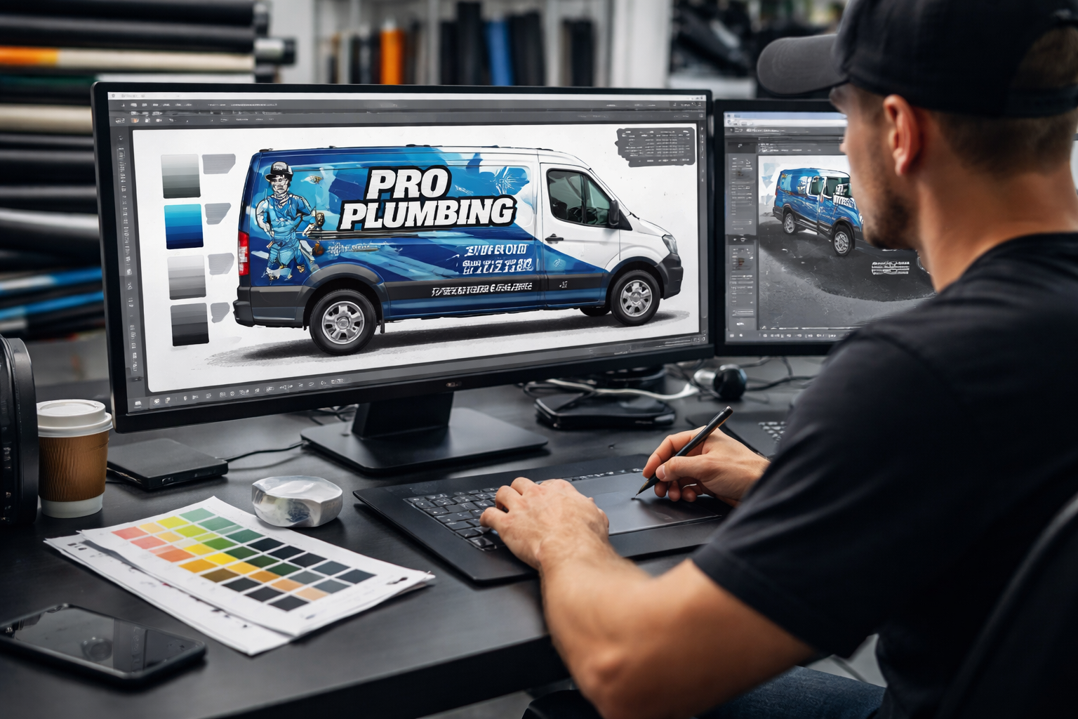 vehicle wrap design