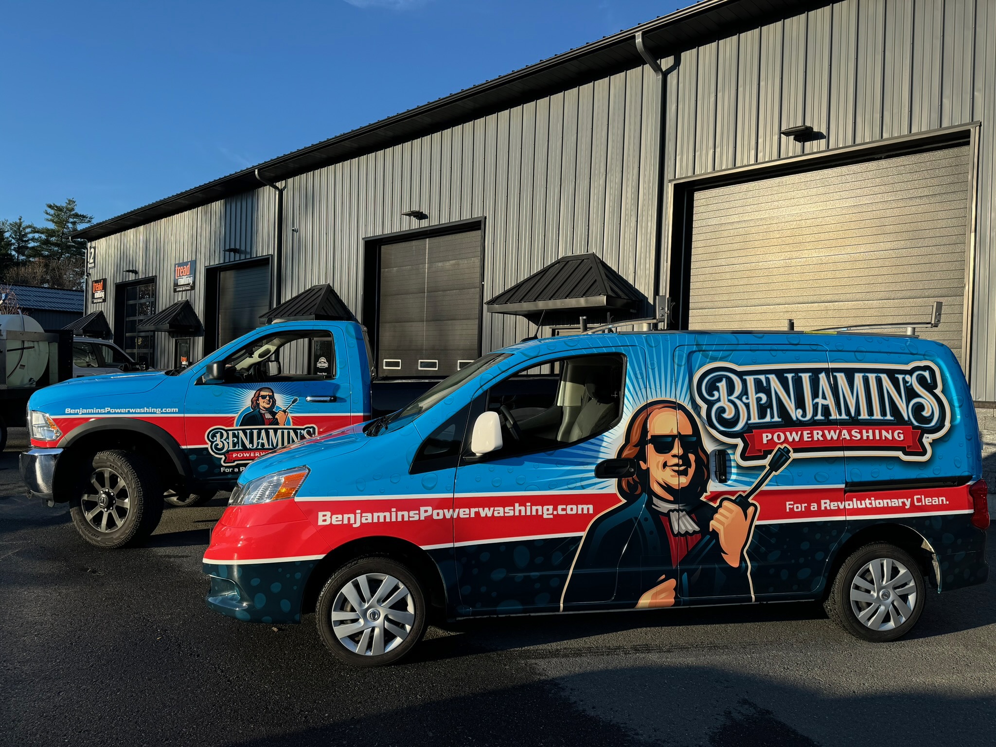 Fleet vehicle wrap installation and branding