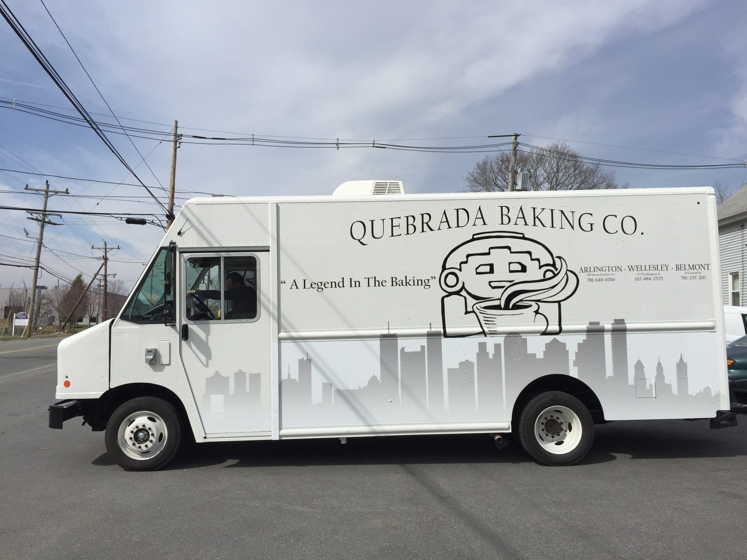 Professional food truck graphics wrap in Boston Massachusetts