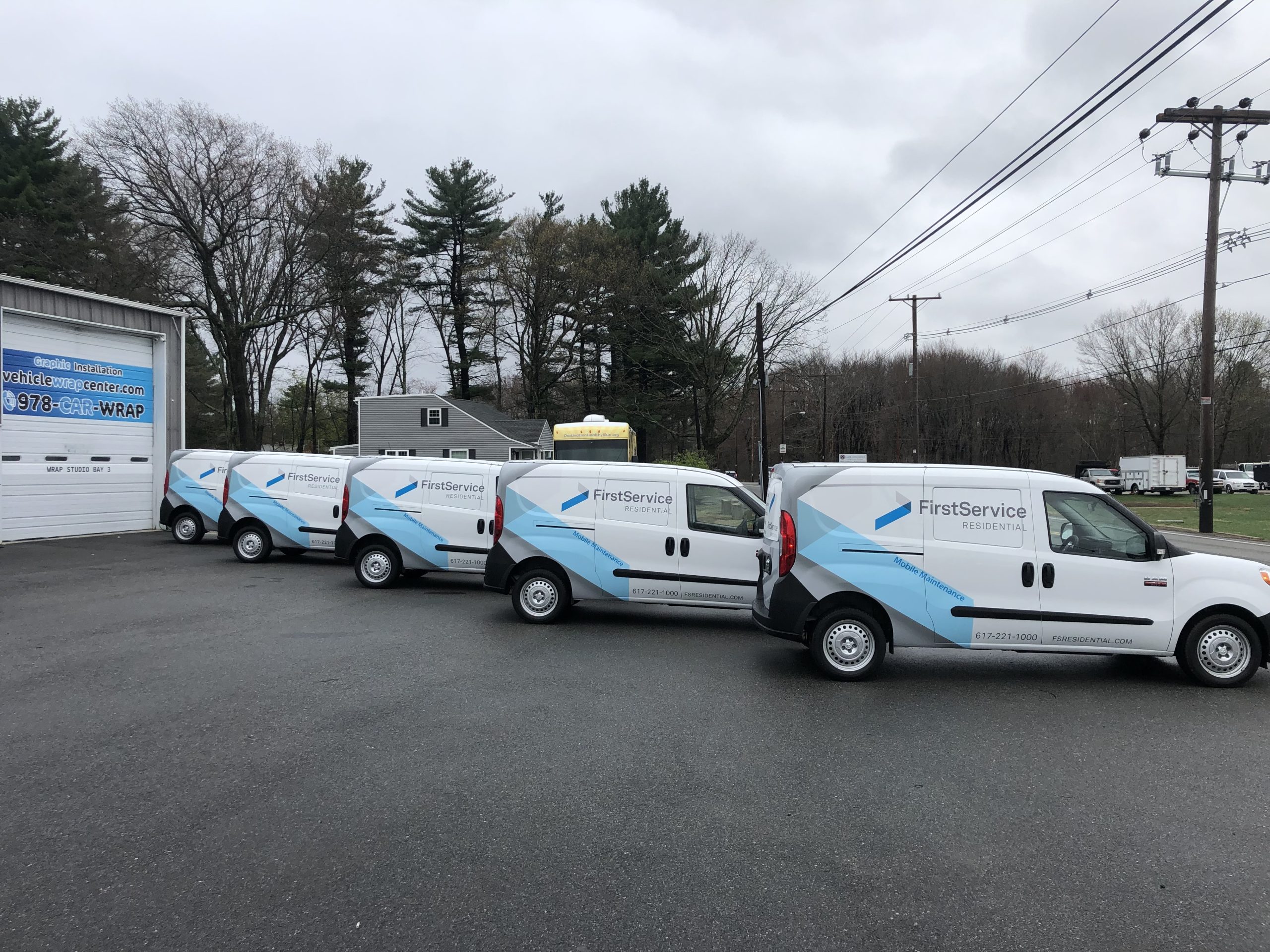 Van fleet wrap installation process Boston MA