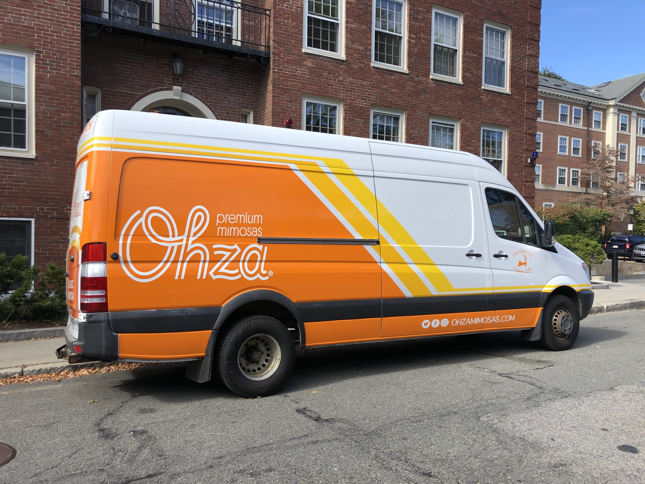 Wrapped service van Boston Massachusetts